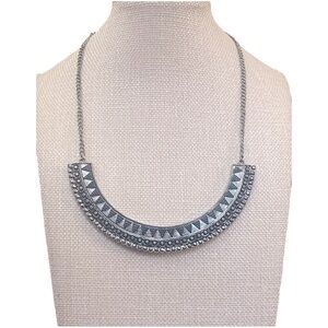 Silver Tribal Horizon Necklace